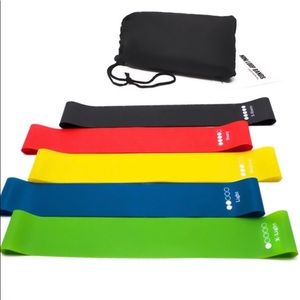 Resistance loop band for workout 5 pc NEW